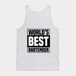 World's Best Bartender Tank Top